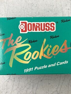Vtg 1991 Donruss The Rookies Puzzle and Cards